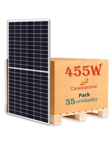 Pallet de CANADIAN SOLAR 455w 120 HiKu6 PERC