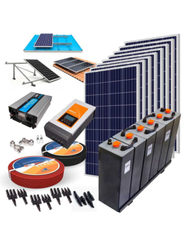 Kit Solar 12V 1200W/h