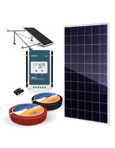 Kit Solar 24V 330W Regulador MPPT 20A