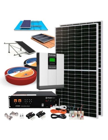 Kit Solar 24V 800W – Inversor Híbrido con Batería de Litio