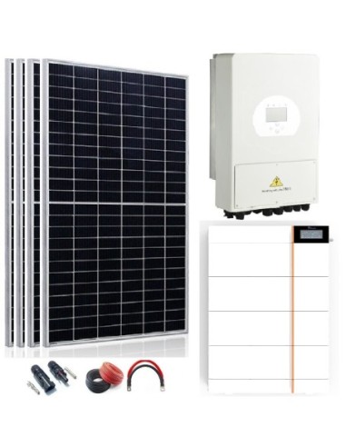 Kit Solar 20KW Híbrido Trifásico 380V con Batería Litio HV