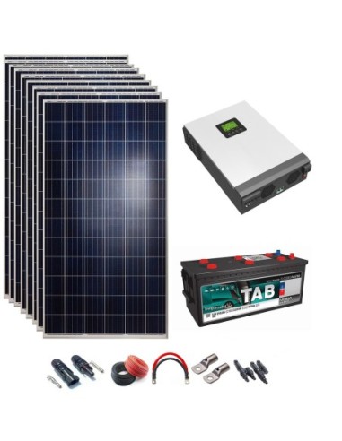 Kit Solar 48v 2430w Inversor Híbrido