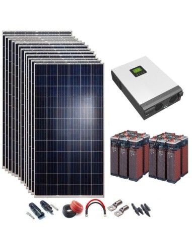 Kit Solar 48v 3600w Inversor Híbrido