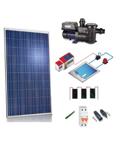 Kit solar 550W – 3/4cv depuradora para piscina