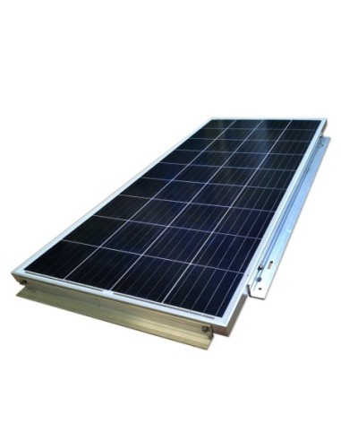 Soporte Aluminio para panel solar superficie plano