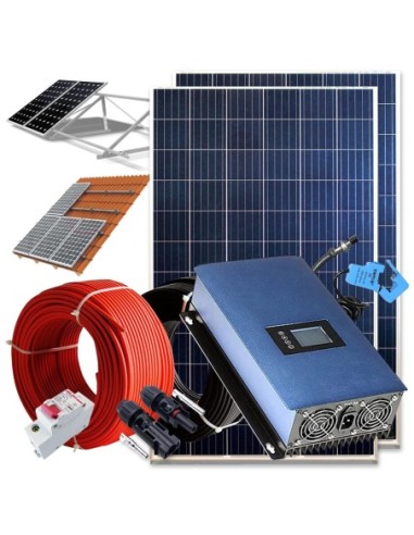 Kit solar 500wh Autoconsumo Inyección a RED